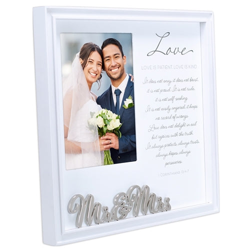 5x7 Mr. & Mrs. Metal Inset