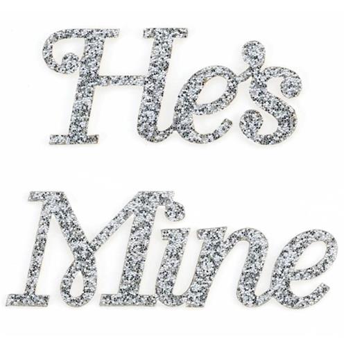 He's Mine Shoe Sticker