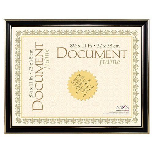 Economy Document Black with Gold