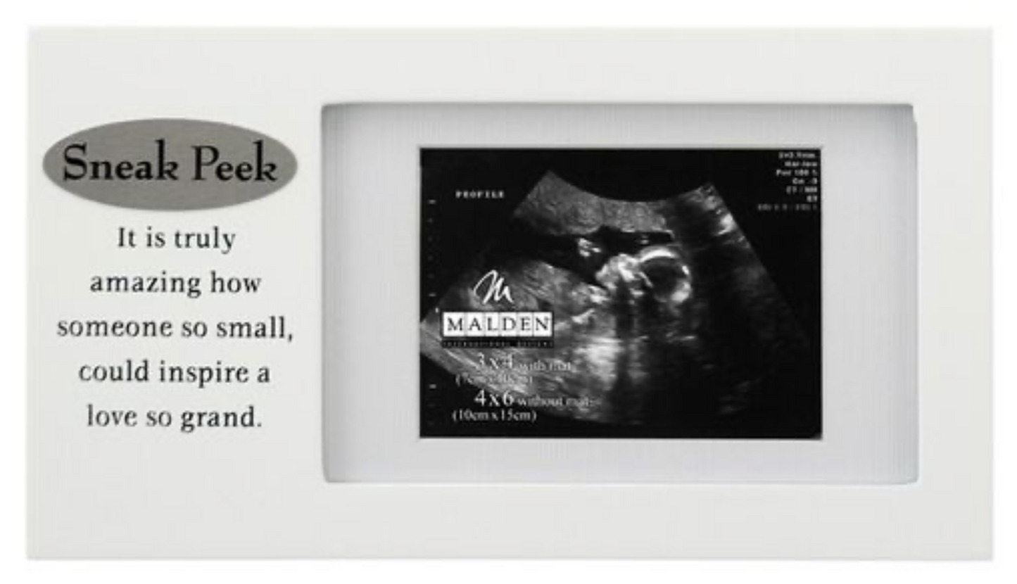 4x6 Sneak Peak Sonogram