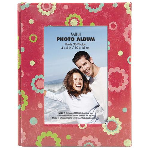 1-Up 4x6 Brag Book - Floral Dots