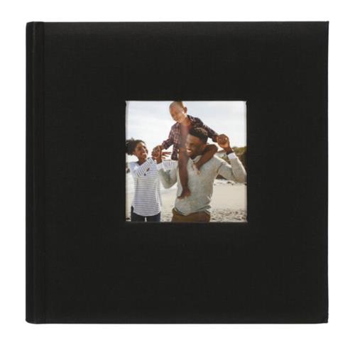2-Up 4x6 Album - Black Fabric