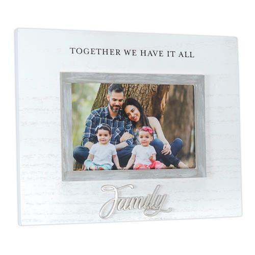 4x6 Rustic Border Cursive - Family