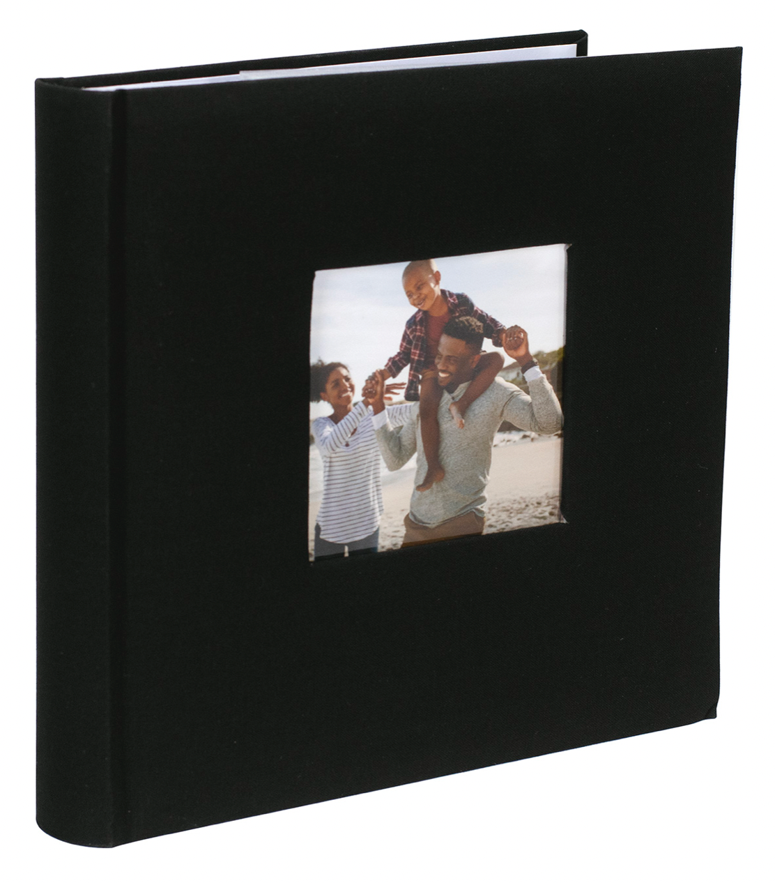 2-Up 4x6 Album - Black Fabric