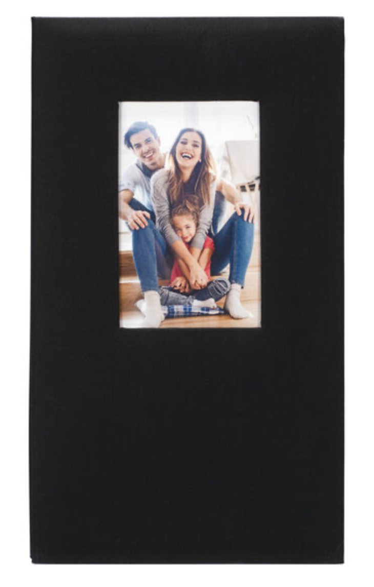 3-Up 4x6 Album - Black Fabric