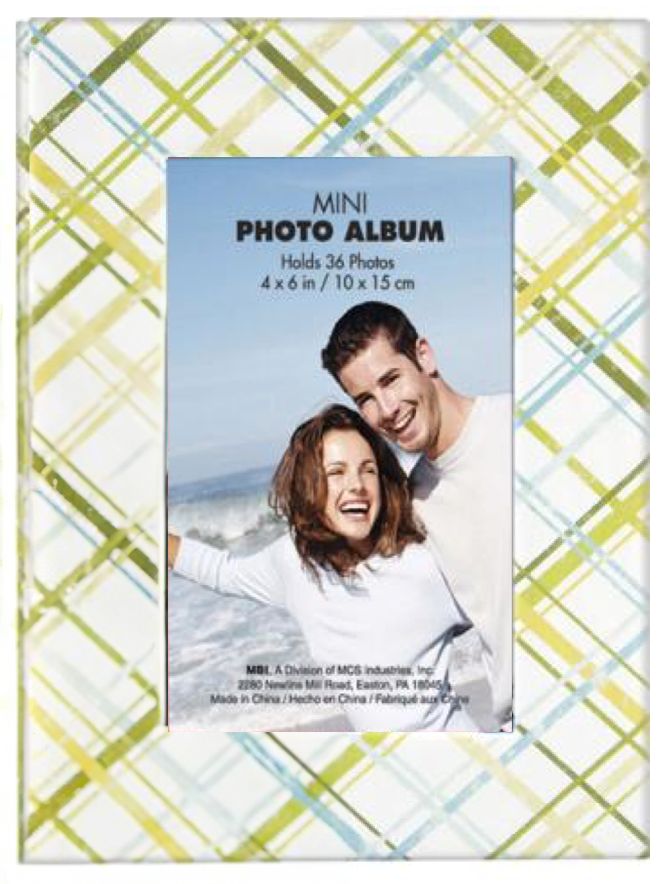 1-Up 4x6 Brag Book - Cross Stripe