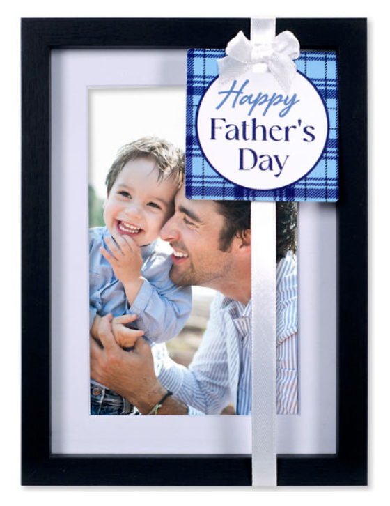 4x6 Modern Matted Wood - Father's Day