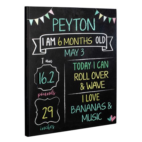 Baby Milestone Chalkboard