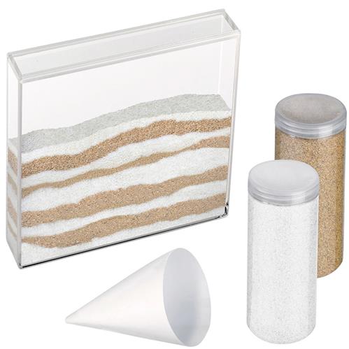 Acrylic Unity Sand Ceremony Set with 2 containers of Sand