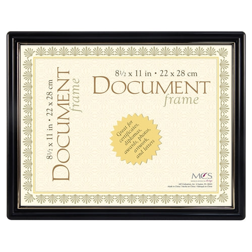 Contour Document Black with Gold