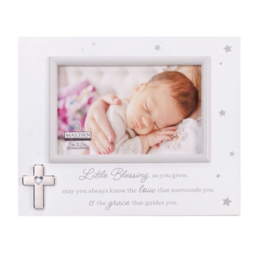 4x6 Little Blessing w/Metal Cross
