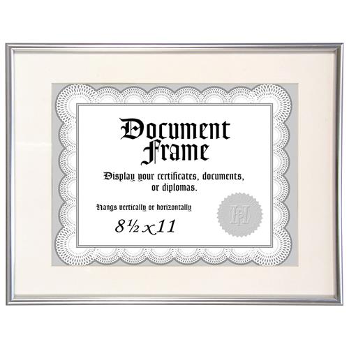 8 1/2x11 Metro Certificate