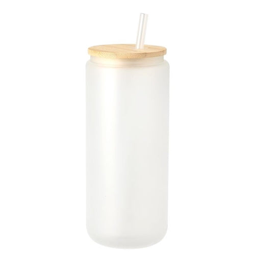 16oz Frosted Glass Tumbler