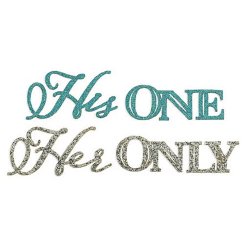His one/Her only Show Sticker