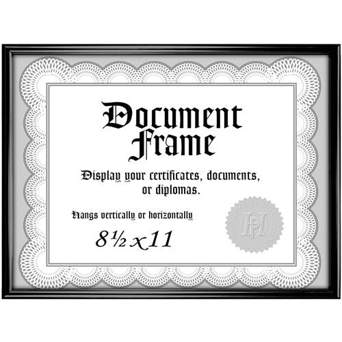 8 1/2x11 Metro Certificate
