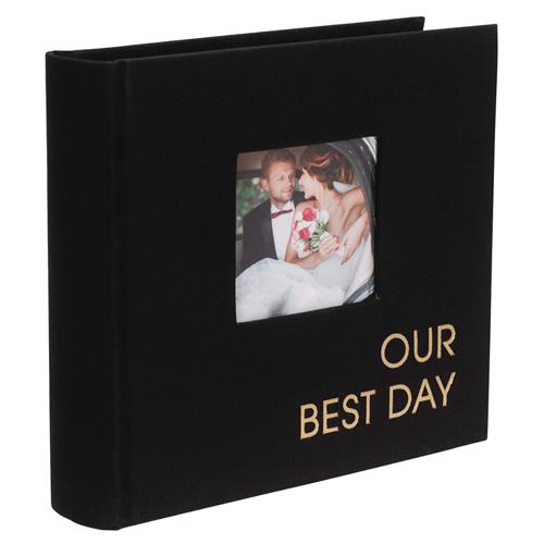 1-Up 4x6 Album - Black Wedding