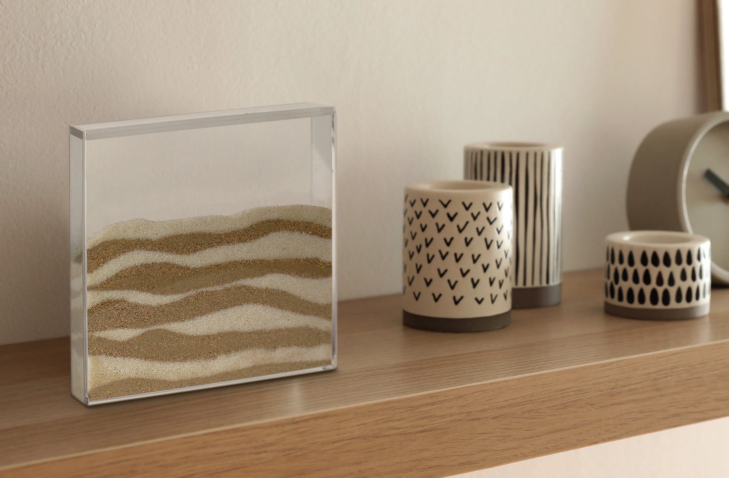 Acrylic Unity Sand Ceremony Set with 2 containers of Sand