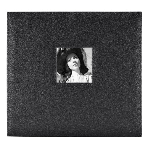 12x12 Black Glitter Scrapbook