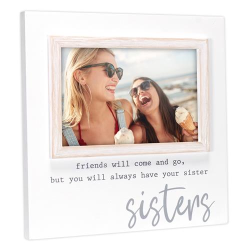 4x6 Rustic Border Script - Sisters