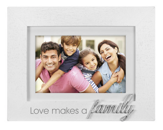 4x6 Distressed Matted Script - Family