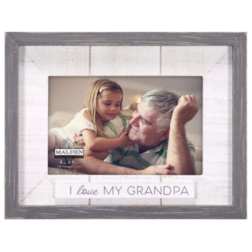 4x6 Rustic Border Script Expression - Grandpa