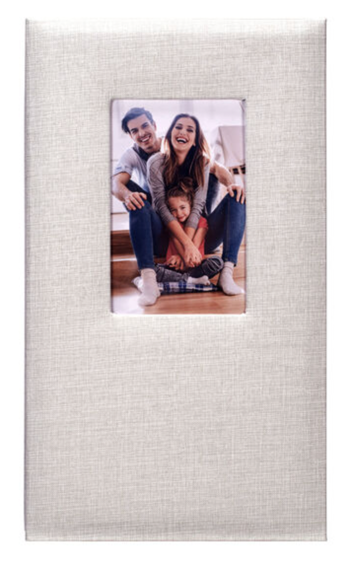 3-Up 4x6 Album - Grey Fabric