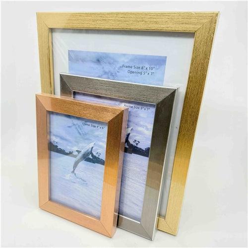 Brushed Metal Wood