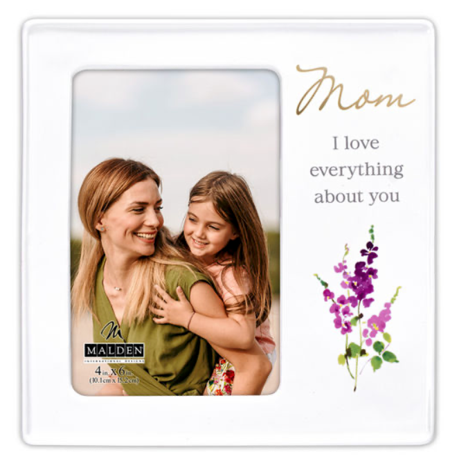 4x6 Ceramic Scripts - Floral Mom