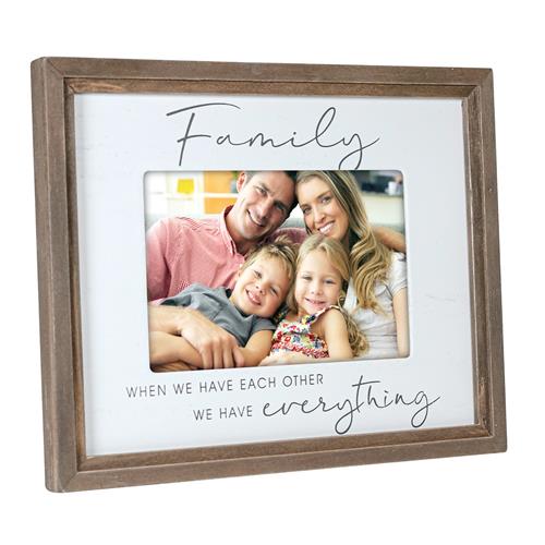 4x6 Rustic Borders Script - Family