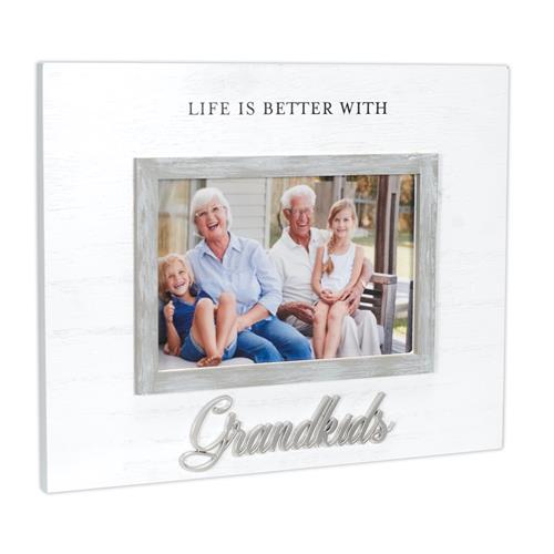 4x6 Rustic Border Cursive - Grandkids