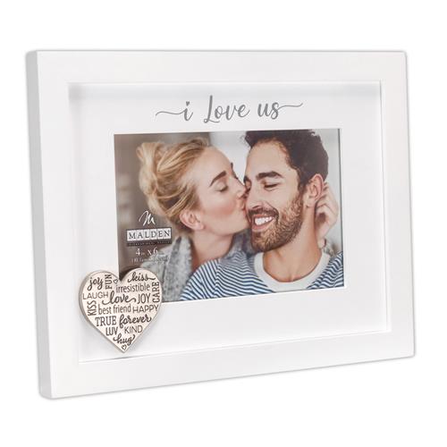 4X6 Matted Border - I Love Us