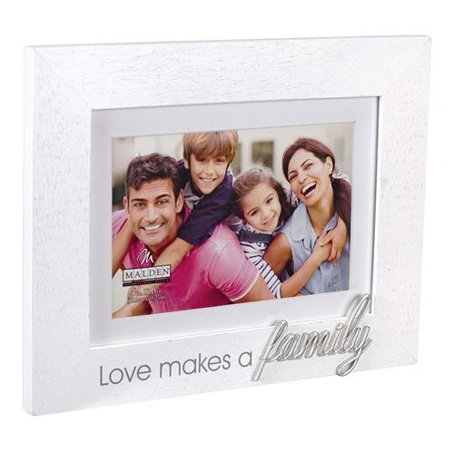 4x6 Distressed Matted Script - Family